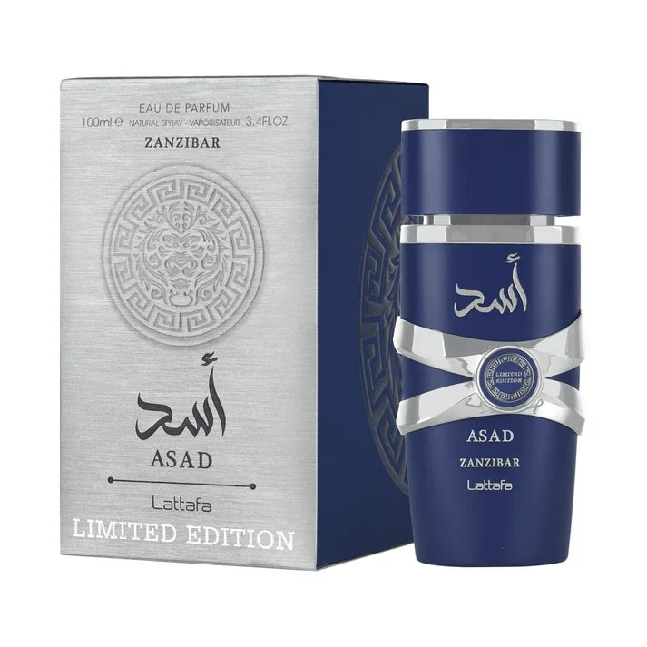 Lattafa Asad Zanzibar Limited Edition eau de parfum 100 ml - productfoto 2 - Desertnote