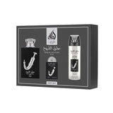 Lattafa Ishq Al Shuyukh Silver Gift Set - Desertnote