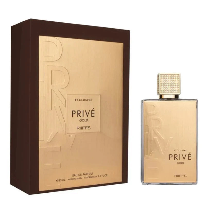 Riiffs Privé Gold eau de parfum 100 ml - productfoto 2 - Desertnote