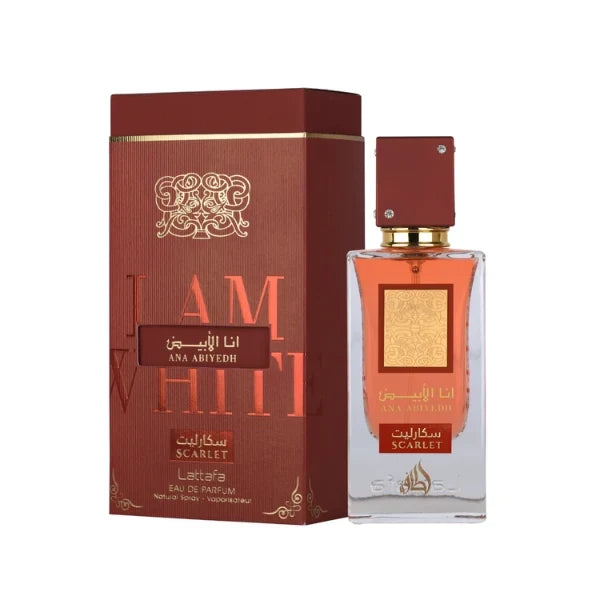 Lattafa Ana Abiyedh Scarlet eau de parfum 60 ml - productfoto 2 - Desertnote