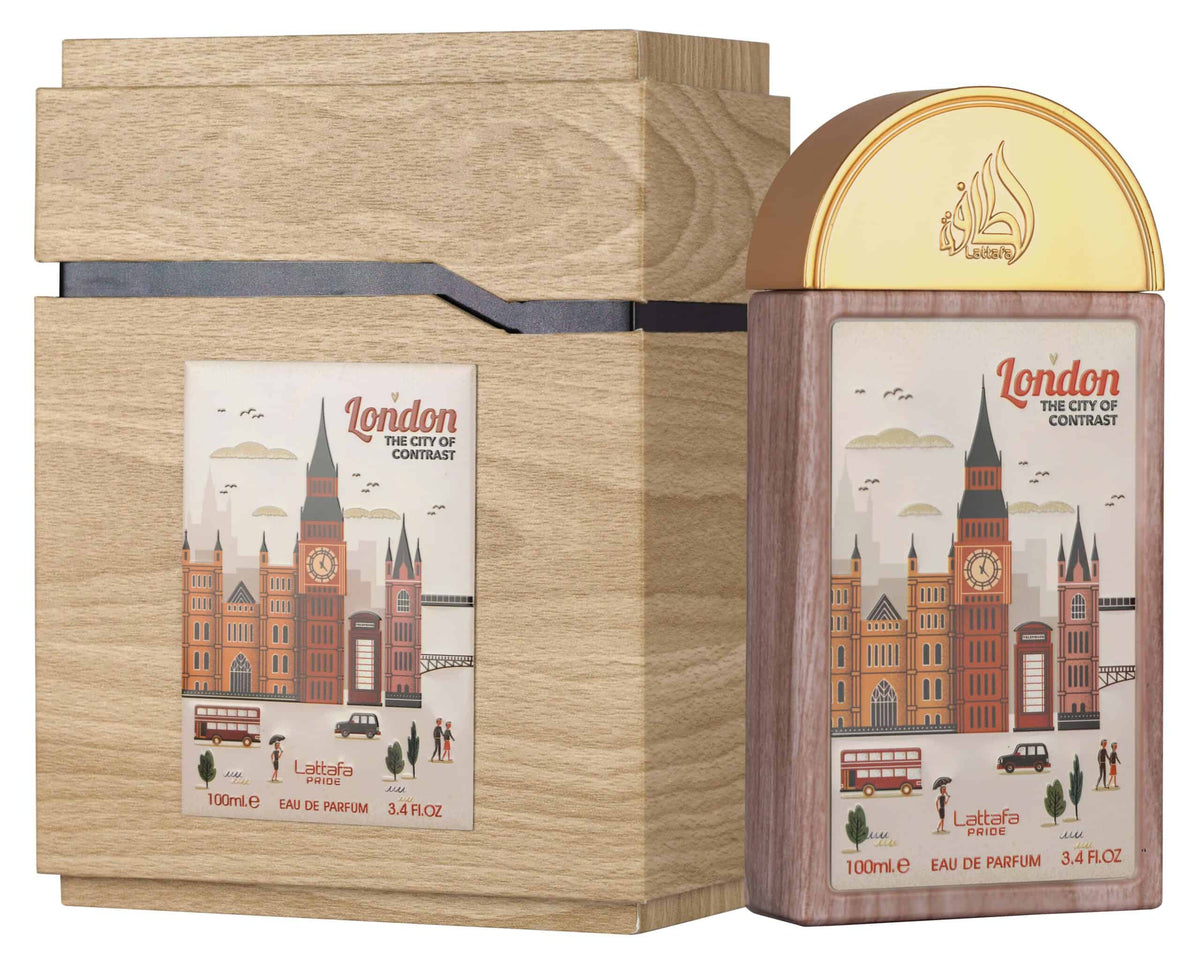 Lattafa Pride London The City Of Contrast eau de parfum 100 ml - productfoto 3 - Desertnote