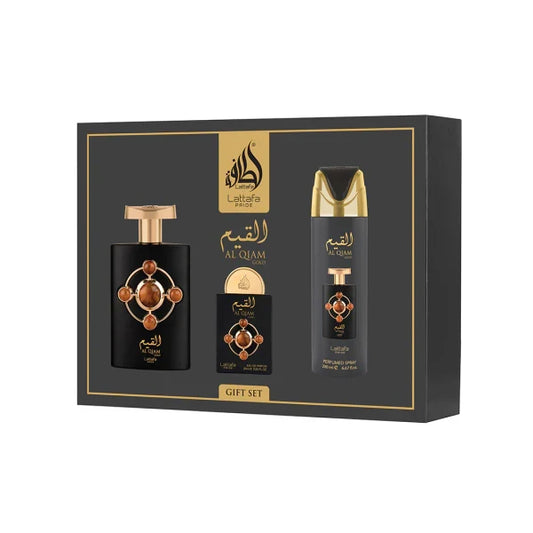 Lattafa Al Qiam Gold Gift Set - Desertnote