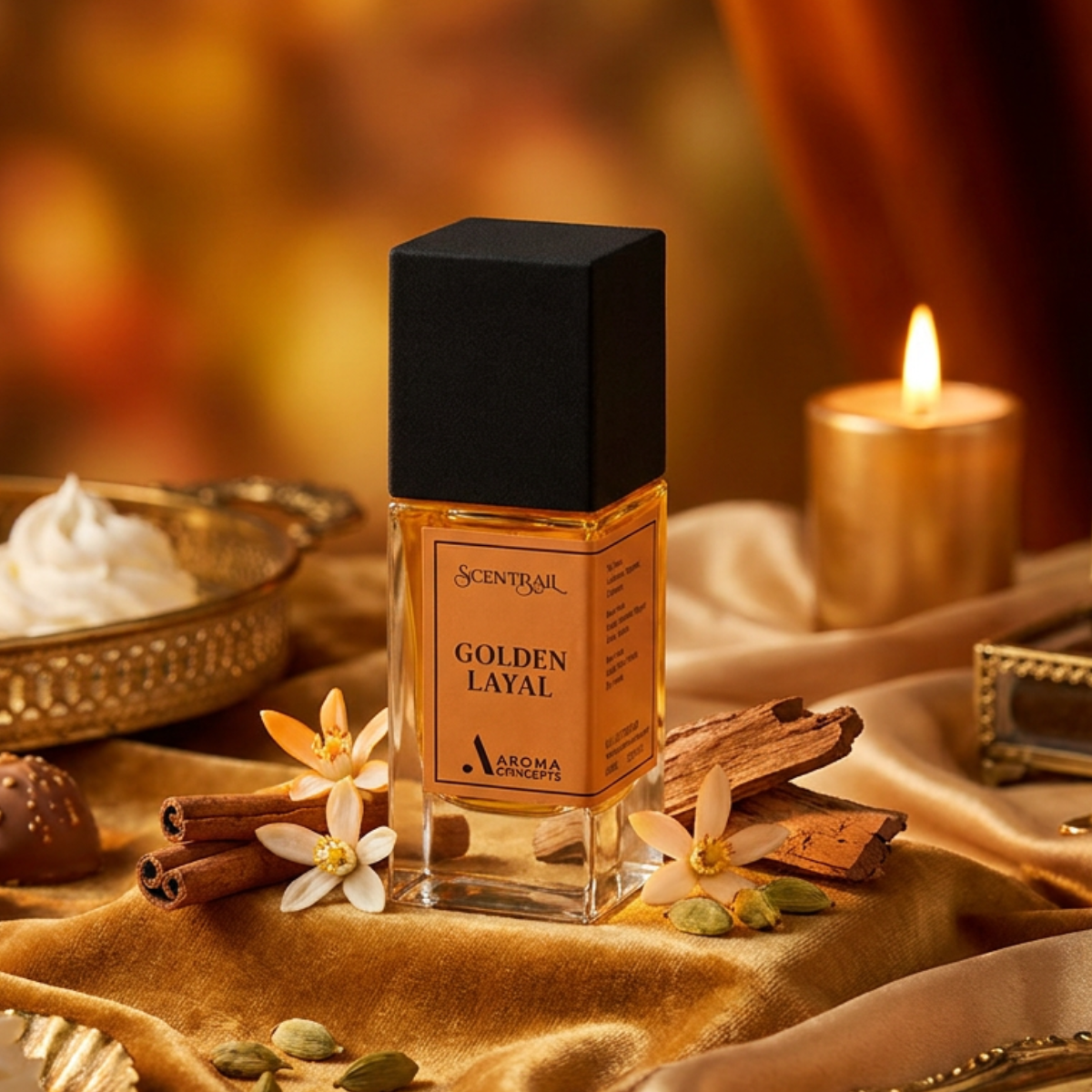 Aroma Concepts Golden Layal eau de parfum 50 ml - productfoto 2 - Desertnote