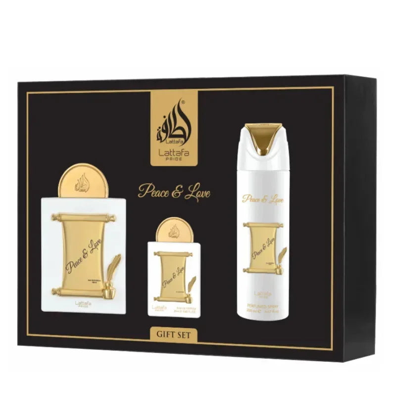Lattafa Pride Peace & Love gift set