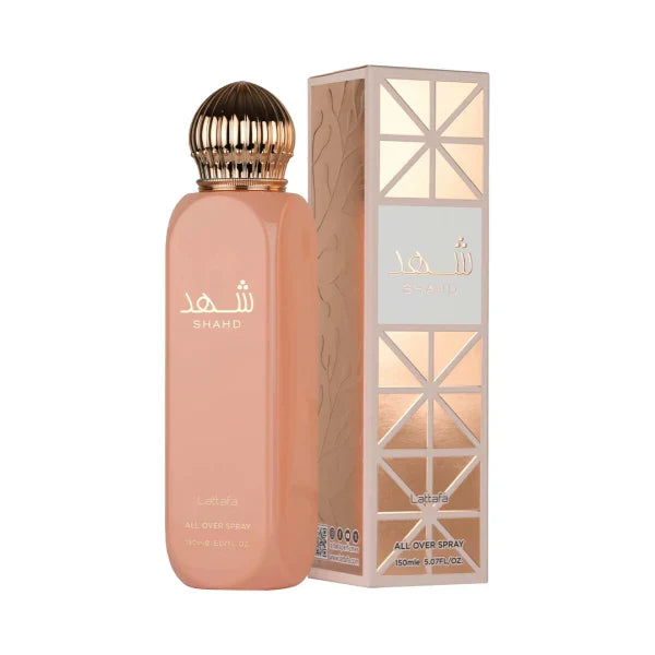 Lattafa Shahd all over spray 150 ml - productfoto 2 - Desertnote