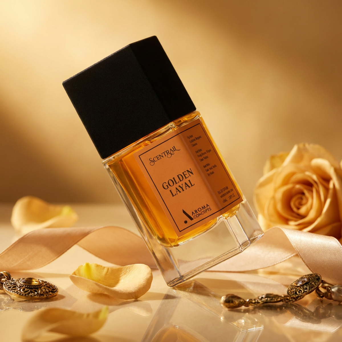 Aroma Concepts Golden Layal eau de parfum 50 ml - productfoto 3 - Desertnote