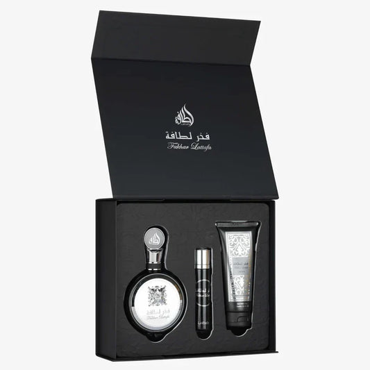 Lattafa Fakhar Silver giftset - Desertnote